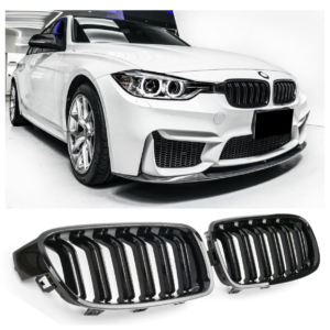 Esivõre läikiv must BMW F30 F31 SPORT GRILLE DOUBLE SLAT