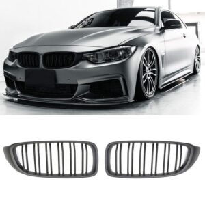 Esivõre matt must BMW F32 F33 F36 F82 F80 DOUBLE SLAT