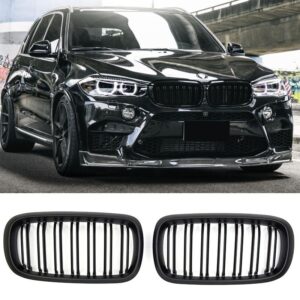 Esivõre matt must BMW X5 / X6 F15 F16 SPORT DOUBLE SLAT