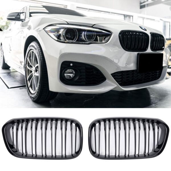 Esivõre must matt BMW 1 seeria F20 F21 2015-2018 facelift