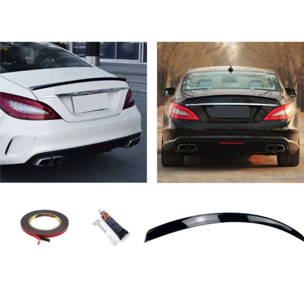 Spoiler must läikiv Mercedes C218 CLS Coupé