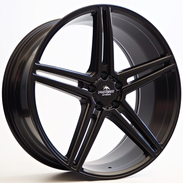 Ratlankis Forzza Bosan 9,5X21 5X112 ET30 66,45 Satin Black FLOW FORMING