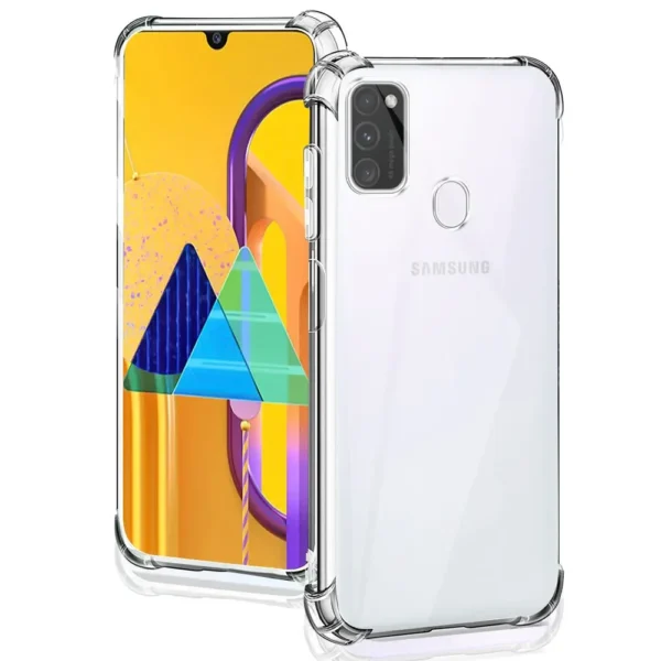 Samsung Galaxy M30S läbipaistev ümbris