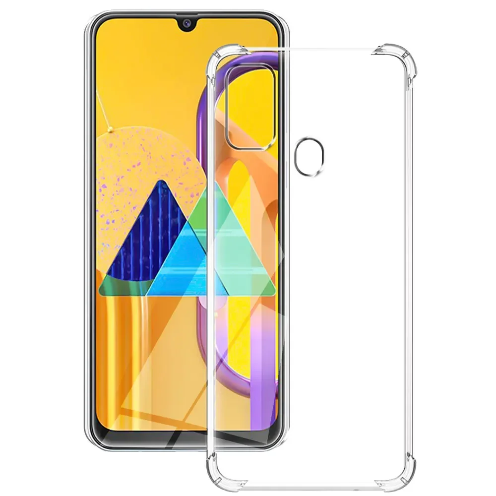 Samsung Galaxy M30S läbipaistev ümbris