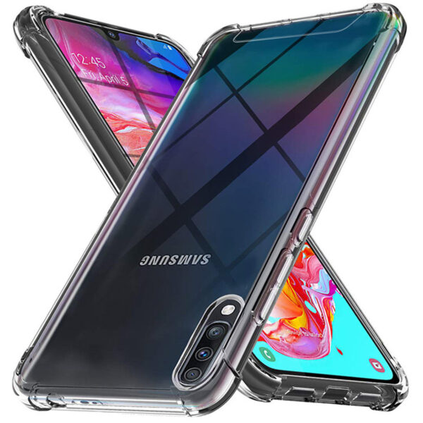 Samsung Galaxy A70 läbipaistev ümbris