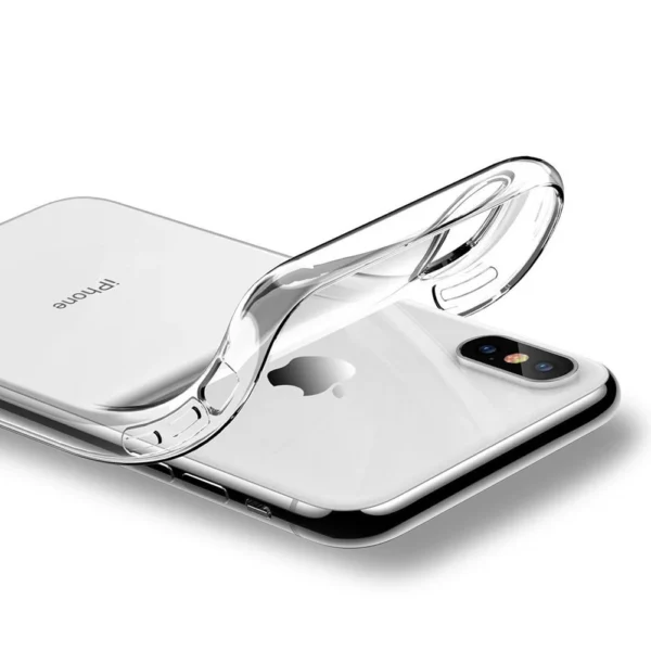 iPhone X / XS läbipaistev ümbris + 3 kaitseklaasi