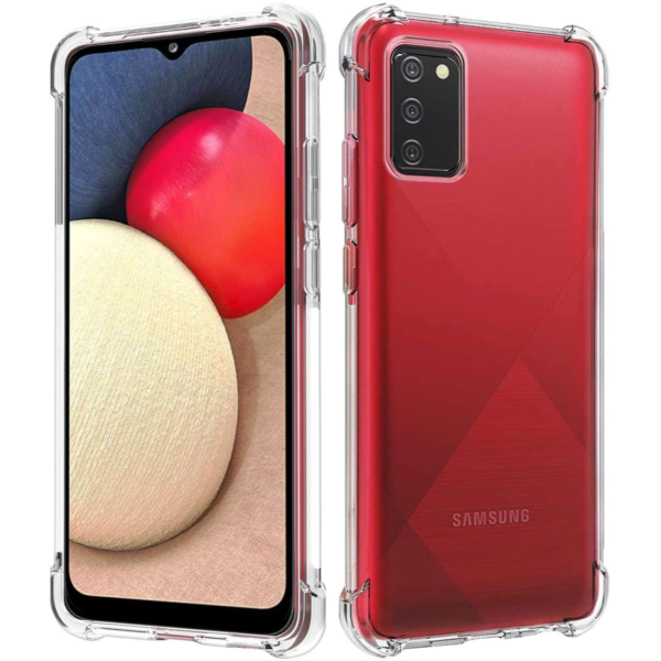 Samsung Galaxy A02S läbipaistev ümbris